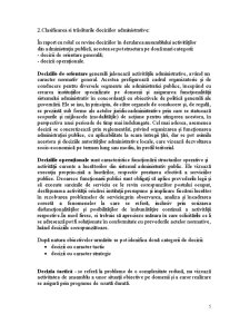 Tipologia și Specificul Deciziilor Administrative - Pagina 5
