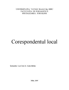 Corespondentul Local - Pagina 1