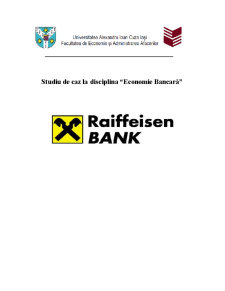 Studiu de caz - economie bancară - Pagina 1
