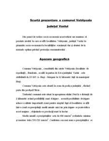 Analiza Diagnostic a Comunei Vetrișoaia Județul Vaslui - Pagina 3