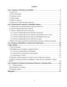 Organizarea Gestiunii Financiare la Liceul Teoretic de Informatică Grigore Moisil - Pagina 2