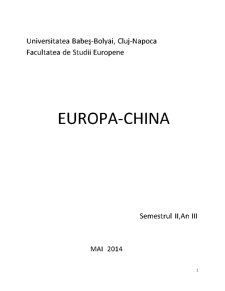 Europa China - Pagina 1