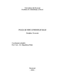 Piața și Mecanismele Sale - Pagina 1