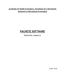 Pachete Software - Flavius&Alex Company SA - Pagina 1