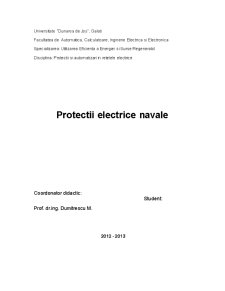 Protecții electrice navale - Pagina 1