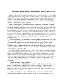 Sistemul de Educație a Deficienților de Auz din Canada - Pagina 2