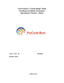 ProCredit Bank - Pagina 1