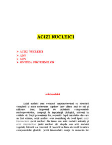 Acizii Nucleici - Pagina 1