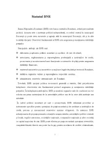 Statutul BNR - Pagina 1