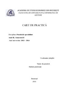 Caiet de practică - SC Iulis Pres Services SRL - Pagina 1