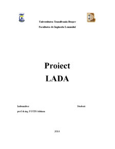 Proiect Lada - Pagina 1