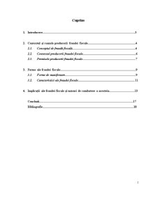 Forme ale Fraudei Fiscale și Premise ale Producerii Acesteia - Pagina 2