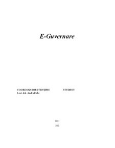 E-Guvernare - Pagina 1