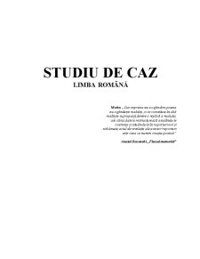 Studiu de caz - limba română - Pagina 1