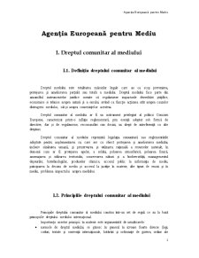 Agenția Europeană pentru Mediu - Pagina 1