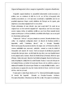 Impactul Migrației Slave asupra Regiunilor carpato-dunărene - Pagina 2