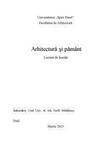 Arhitectură și Pământ - Pagina 1