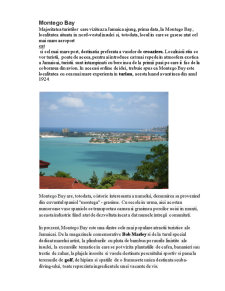 Turismul Durabil în Jamaica - Pagina 5