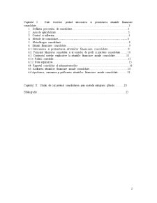 Studiu de caz privind întocmirea și prezentarea bilanțului contabil consolidat - Pagina 2