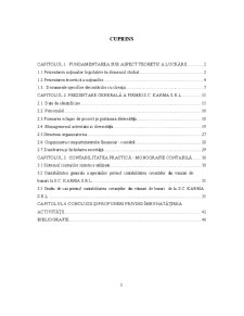 Contabilitatea generală a operațiilor privind contabilitatea creanțelor din vânzări de bunuri la SC Karma SRL - Pagina 1