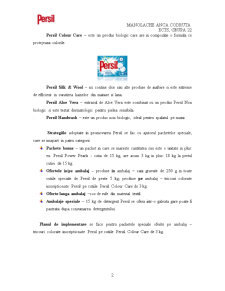 Tehnici promoționale - detergent Persil - Pagina 2