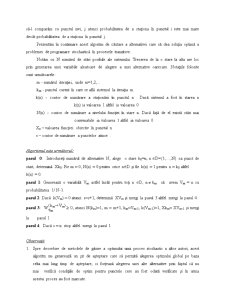 Metodă de Determinare a Optimului în Programarea Stochastică Tranzitivă - Pagina 4