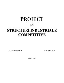 Structuri Industriale Competitive - SC Liciu Pan SRL - Pagina 1