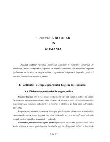 Procesul Bugetar în România - Pagina 2