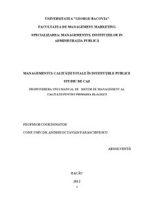 Managementul Calității Totale în Instituțiile Publice - Pagina 2