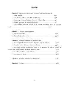 Practică de specialitate - organizarea și funcționarea instituției prefectului Județului Iași - Pagina 2