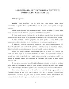 Practică de specialitate - organizarea și funcționarea instituției prefectului Județului Iași - Pagina 3