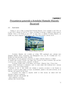Analiza managerială a unui hotel - Ramada Majestic - Pagina 5
