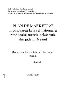 Publicitate și Planificare Media - Pagina 1