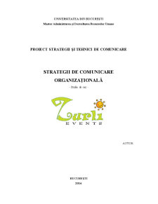 Strategii și Tehnici de Comunicare - Pagina 1