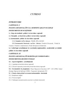 Politică regională și coordonarea instrumentelor structurale studiu de caz - Municipiul Moinești - Pagina 2