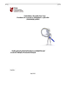 Studiu Aplicativ privind Eficientizarea Activității Direcției Locale de Evidență a Persoanelor - Pagina 1