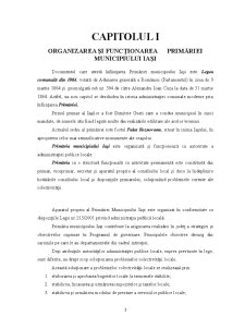 Organizarea și funcționarea Primăriei Iași - Pagina 3