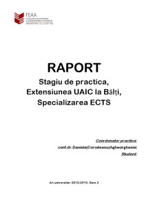 Stagiu de Practica Extensiunea UAIC la Bălți - Pagina 1
