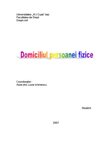 Domiciliul - Pagina 1