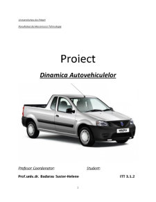 Dinamica Autovehiculelor - Pagina 1