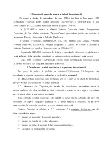 Studiu de caz SC Alimentara SA Târgoviște - Pagina 3