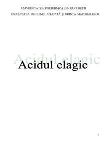 Acidul Elagic - Pagina 1