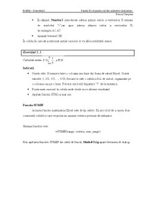 Funcții Excel pentru calcule aritmetice elementare - Pagina 3