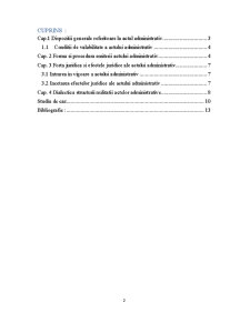 Procedura de elaborare-emitere. efectele juridice - nulitatea actului administrativ - Pagina 2