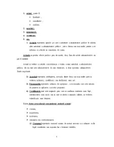 Procedura de elaborare-emitere. efectele juridice - nulitatea actului administrativ - Pagina 5