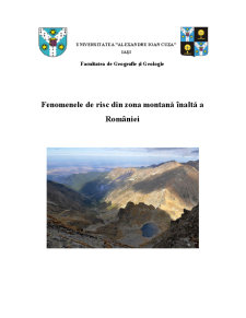 Fenomene de risc în zona montană a României - Pagina 1