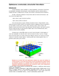 Optimizarea Constructala a Structurilor Fotovoltaice - Pagina 1