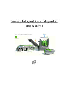 Hidrogenul ca Sursă de Energie - Pagina 1