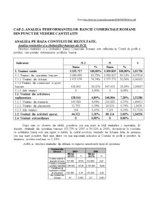 Analiza performanțelor financiare ale BCR - Pagina 4