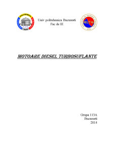 Motoare Diesel Turbosuflante - Pagina 1